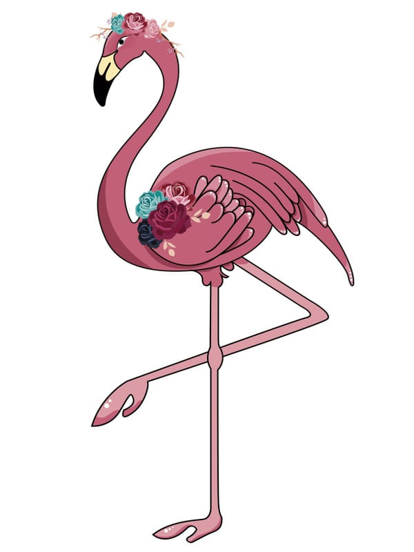 LOVE FLAMINGO