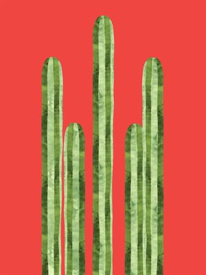 AGUARELA DE CACTUS III
