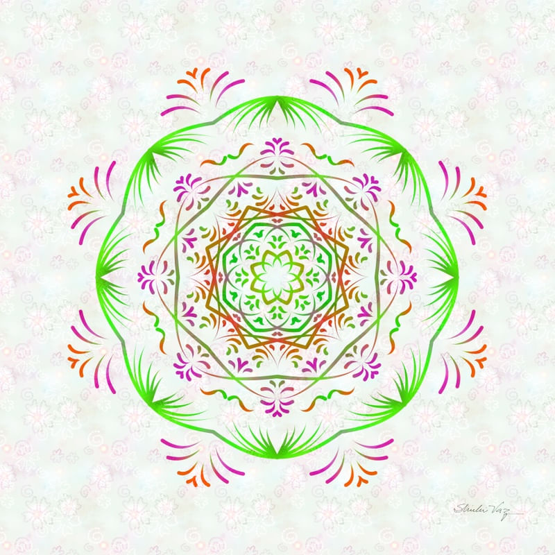 MANDALA FLOWER PRINT II