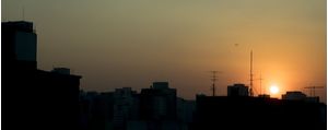 POR DO SOL EM SP - SÃO PAULO SUNSET