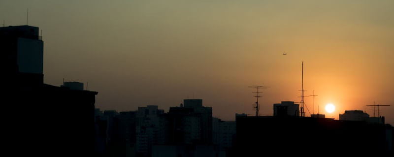 POR DO SOL EM SP - SÃO PAULO SUNSET