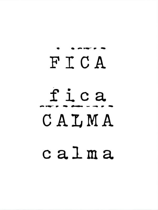 FICA CALMA