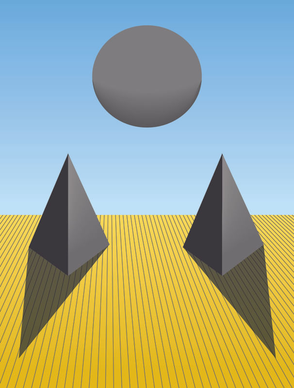 PIRAMIDES NO DESERTO