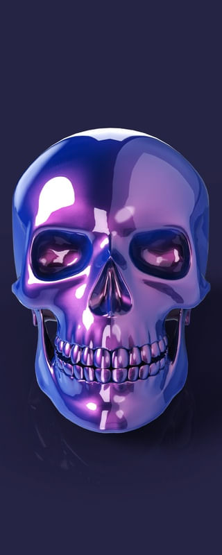 PURPLE SKULL