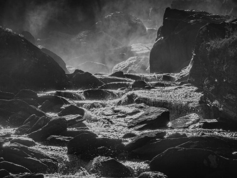 SMOKE WATERFALL XII