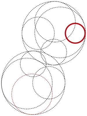 MINIMALISM CIRCLES RED