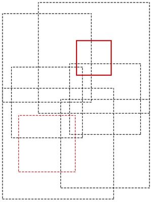 MINIMALISM SQUARE I RED