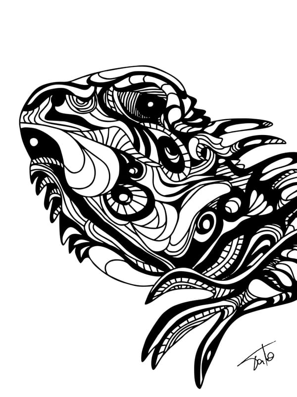 DOODLE IGUANNA