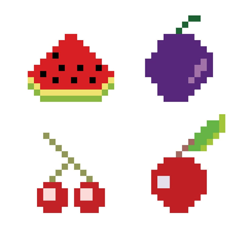 FRUTAS DE PIXEL