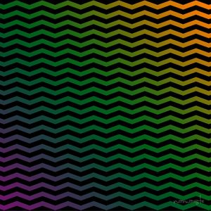 CHEVRON VIOLET GREEN ORANGE