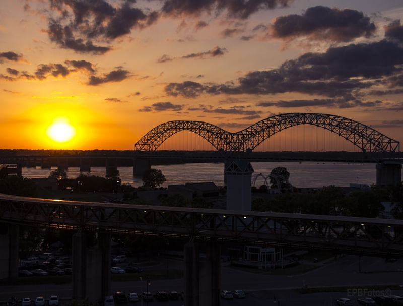 SUNSET AT MEMPHIS