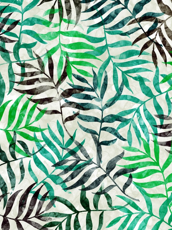 TROPICAL PALM LEAVES II