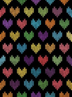 LOVELY KNITTED HEARTS