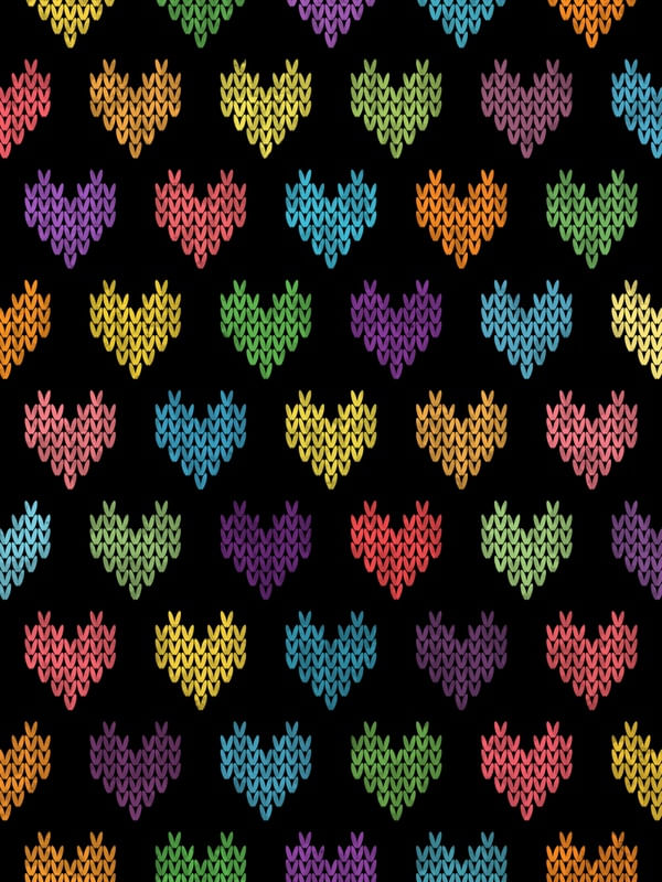 LOVELY KNITTED HEARTS