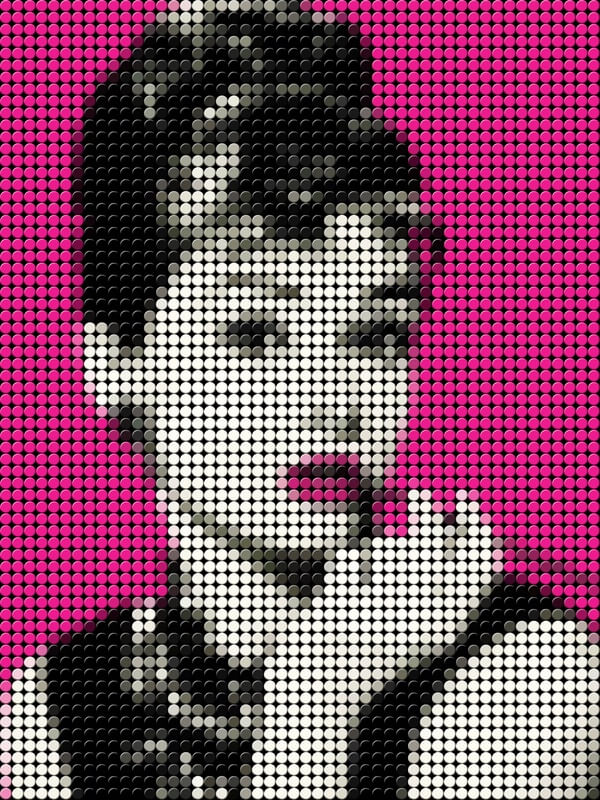 AUDREY HEPBURN GEOMETRICO I