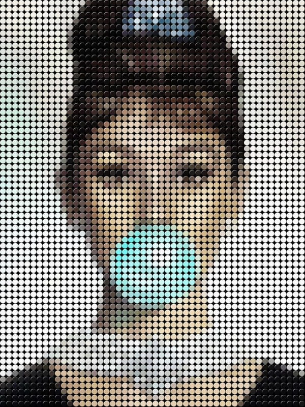 AUDREY HEPBURN GEOMETRICO II