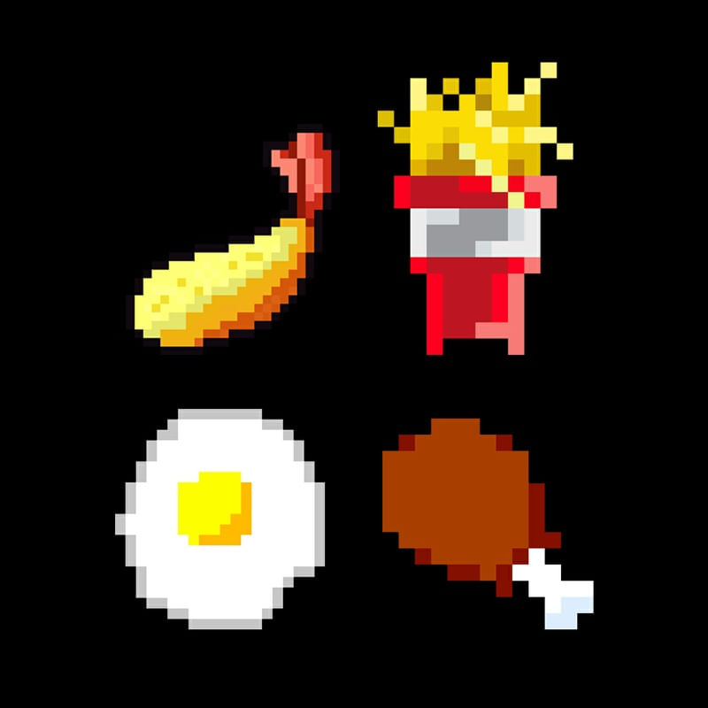 FAT FOOD PIXEL