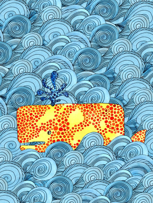 BALEIA EM ALTO MAR