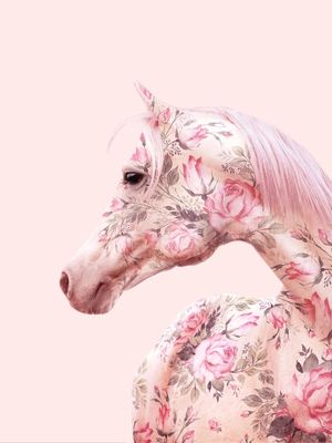 FLORAL HORSE