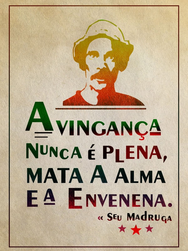 A VINGANÇA NÃO É PLENA!