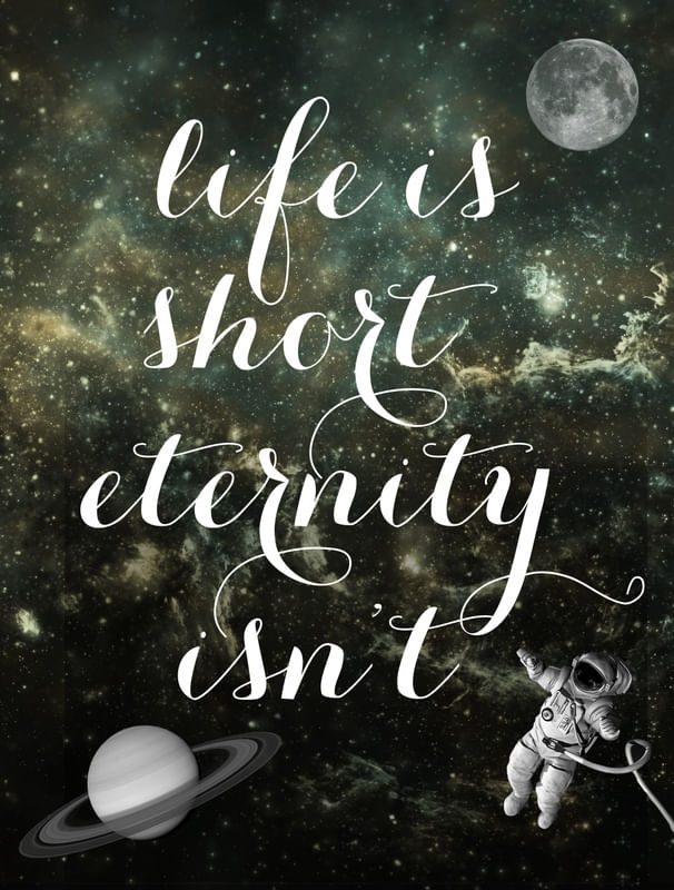 VINTAGE QUOTES COLLECTION -- LIFE IS SHORT