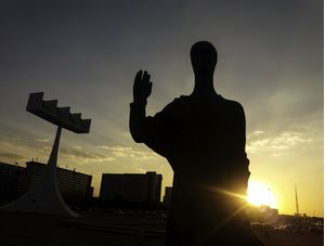 BRASILIA CHURCH SUNSET