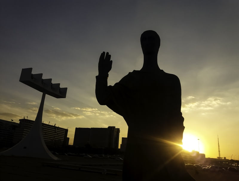 BRASILIA CHURCH SUNSET