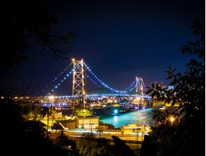 PONTE HERCÍLIO LUZ NOTURNA