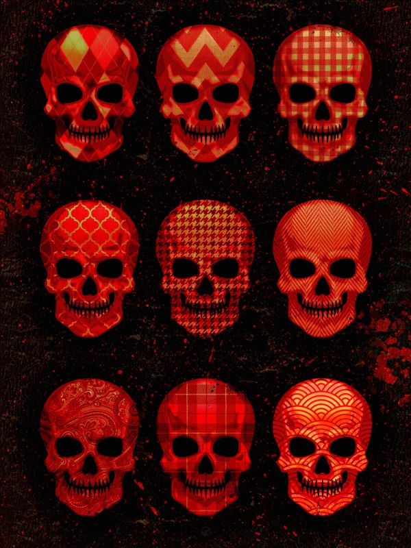 SKULL FASHION FABRIC