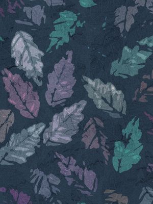 ABSTRACT LEAF PAINTING