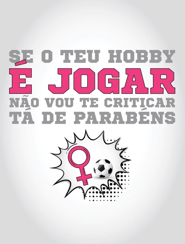 HOBBY É JOGAR FUTEBOL