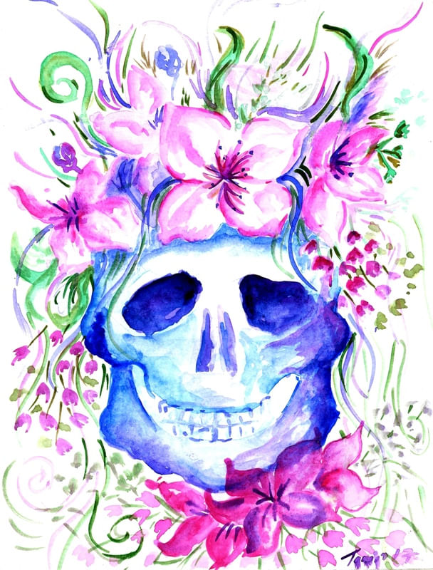 CAVEIRA FLOR