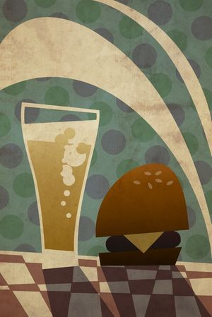 BEER AND BURGER