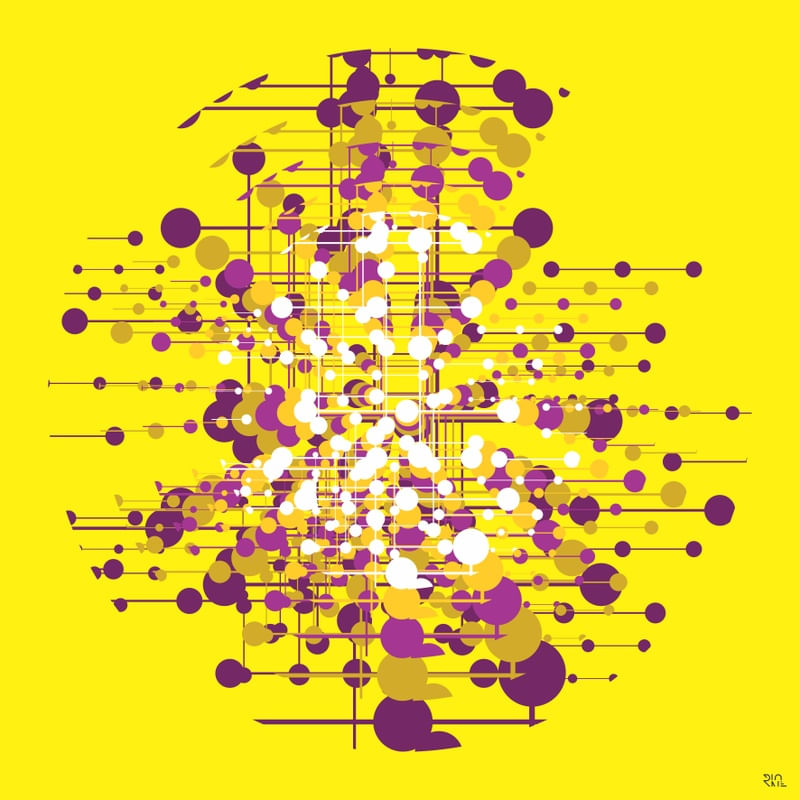 GEO TURN YELLOW PURPLE