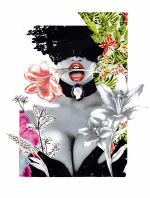 LADY WITH FLOWERS Nº2