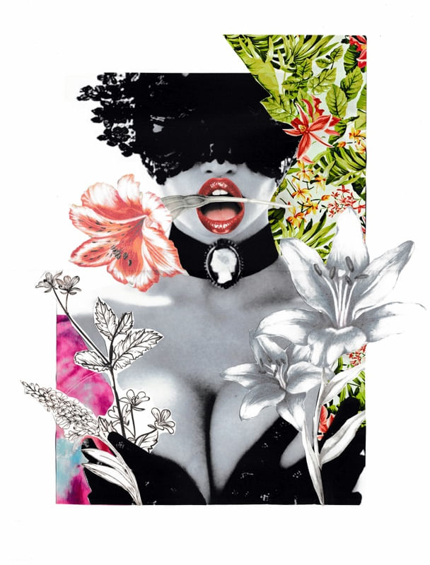 LADY WITH FLOWERS Nº2