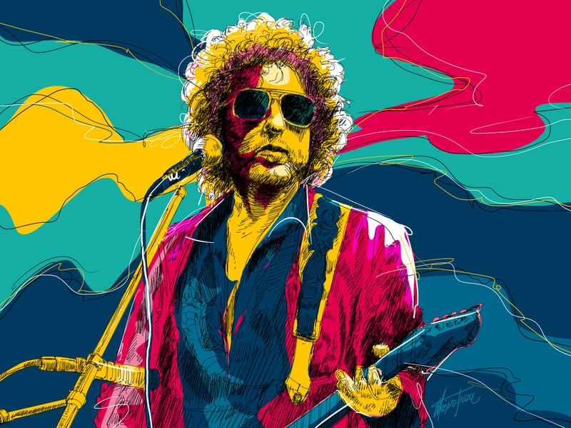 BOB DILAN COLOR