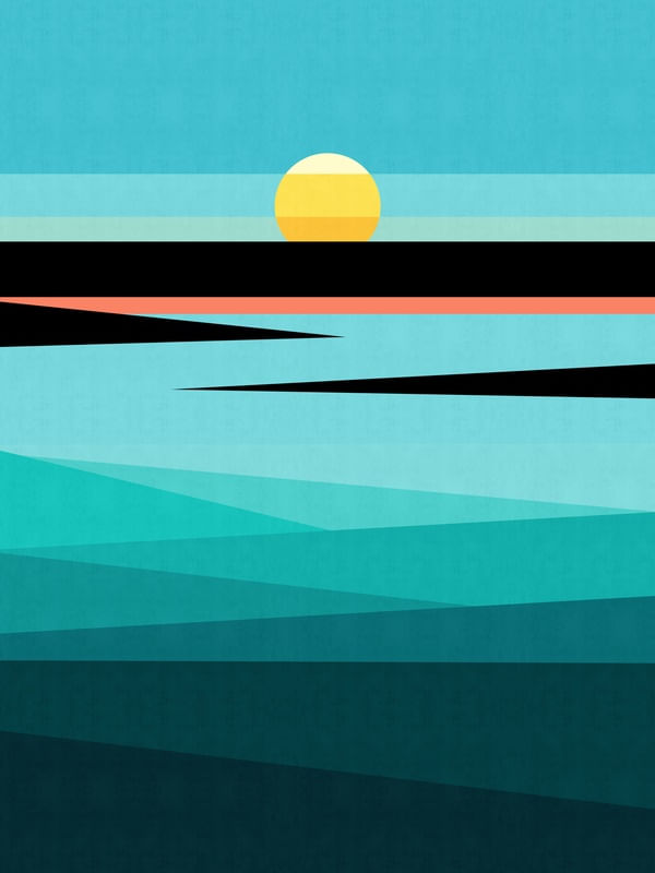 PRAIA AO PÔR DO SOL IV