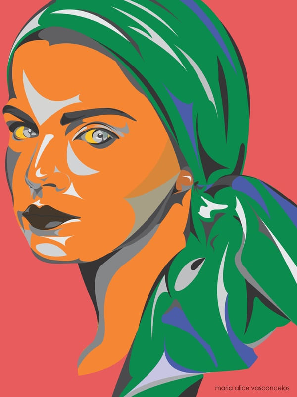 GAROTA DE LENÇO
