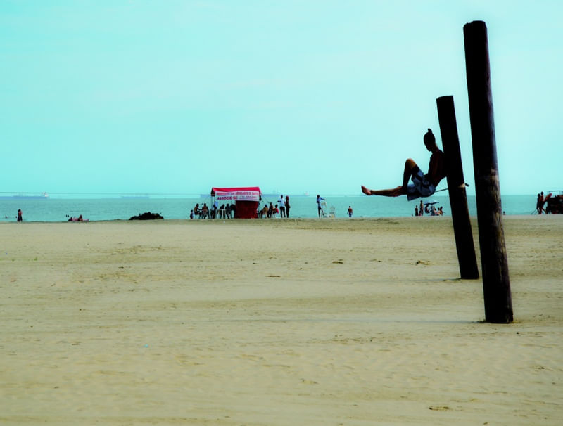 DESCANSO NO SLACKLINE
