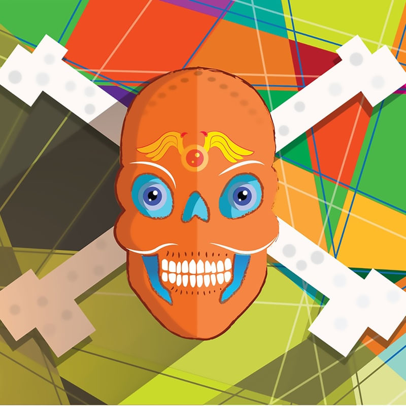 FLY EYE SKULL