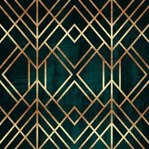 DARK TEAL GEO