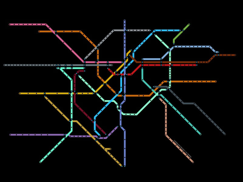 UNDERLINES DEEP BLACK