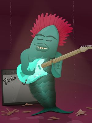 PEQUENO PEIXE GUITARRISTA