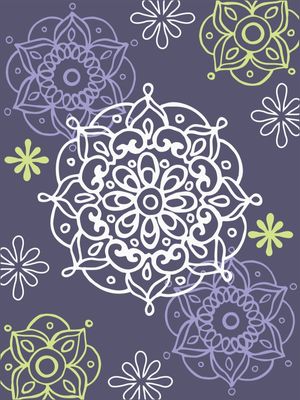 MANDALA NEPAL AZUL