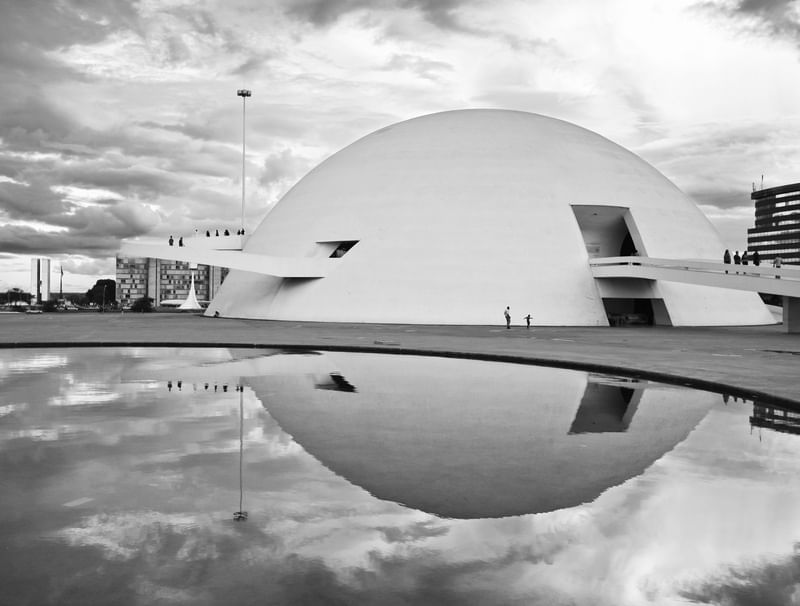 MUSEU NACIONAL EM PRETO E BRANCO