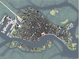 VENEZA MAPA GRAVURA
