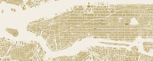 MANHATTAN MAPA OURO