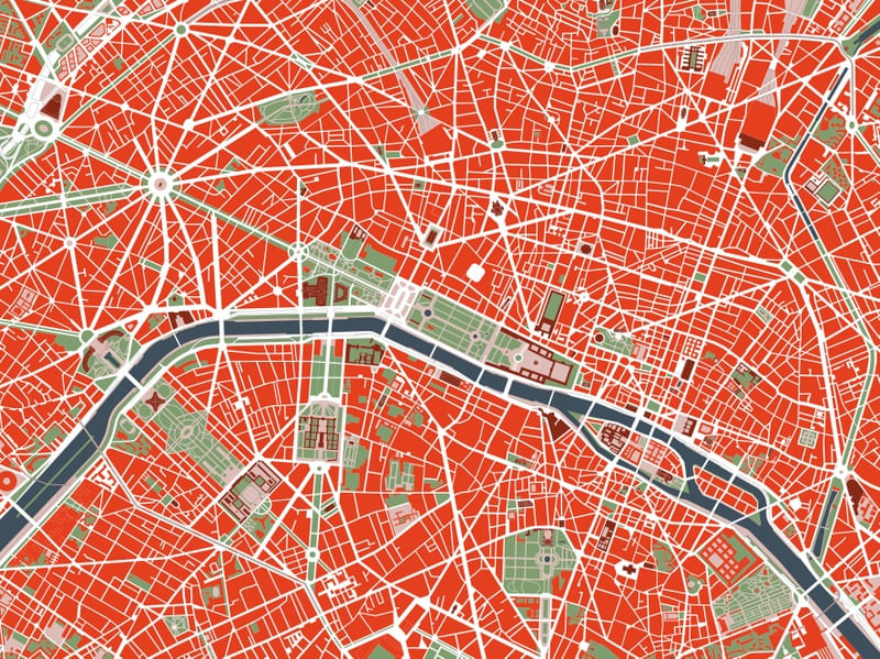 PARIS MAPA CLASSICO