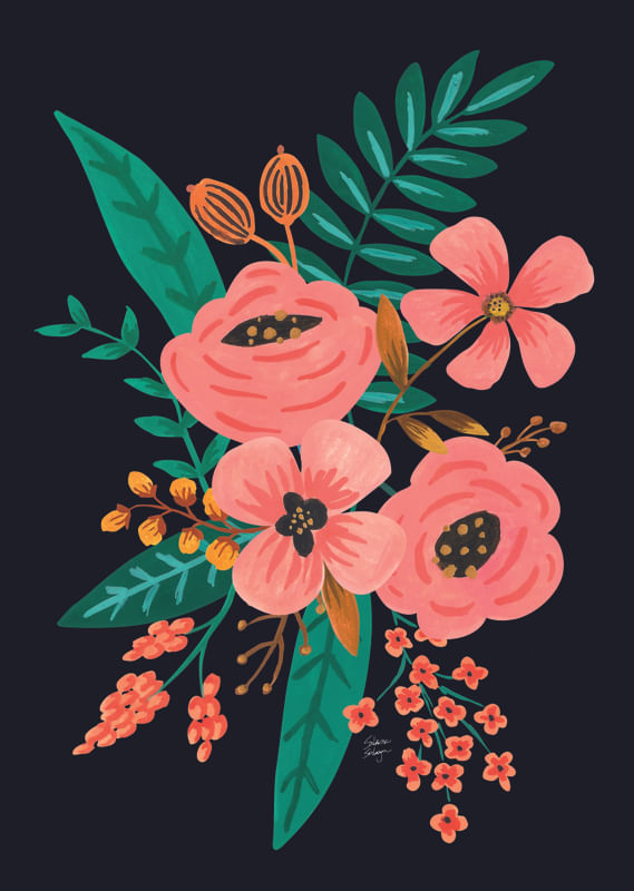 BUQUÊ FLORAL ROSA